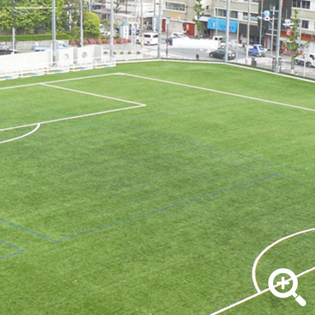 Artificial turf ground